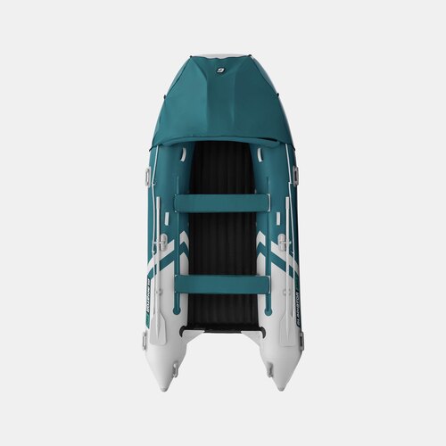 Надувная лодка GLADIATOR E380PRO морской зеленый-белый