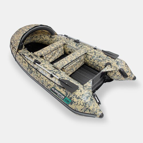 Надувная лодка GLADIATOR E330PRO цифровой камуфляж
