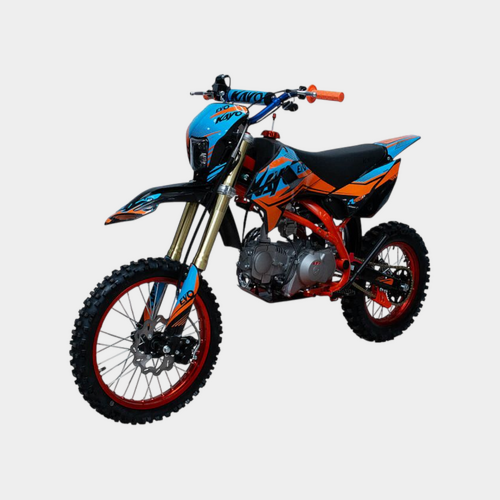 Питбайк KAYO EVOLUTION K125EM 17/14 KRZ (механ. сцепл., эл. стартер 2024 г)