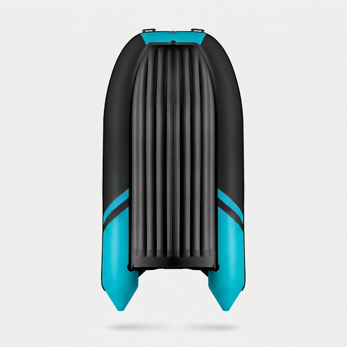 Надувная лодка GLADIATOR E450S черно-бирюзовый