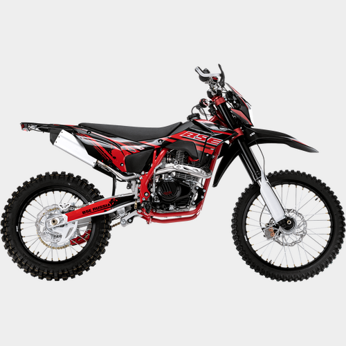 Эндуро / кроссовый мотоцикл BSE Z10 Red Black (055)