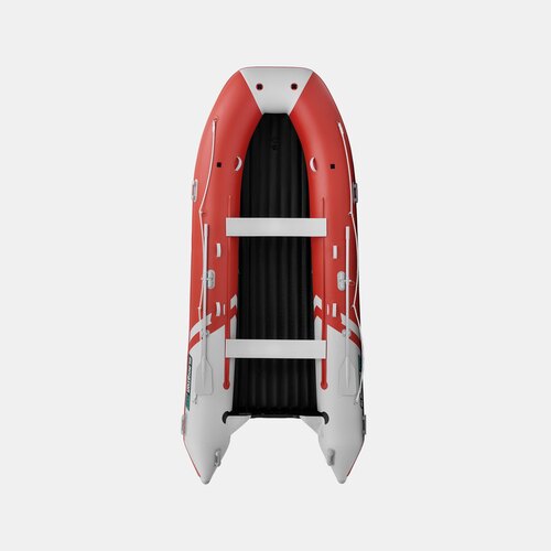 Надувная лодка GLADIATOR E450PRO красно-белый