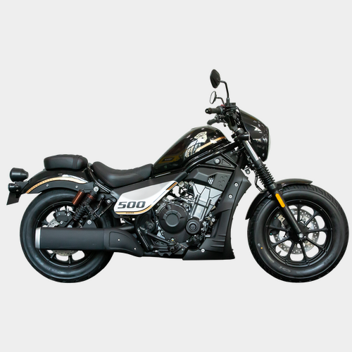 Мотоцикл GROZA XS500 ПТС (черный)