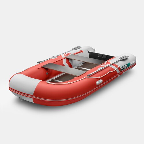 Надувная лодка GLADIATOR B420 красно-белый