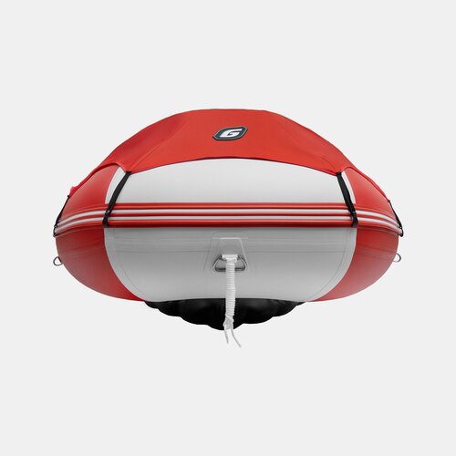 Надувная лодка GLADIATOR E450PRO красно-белый