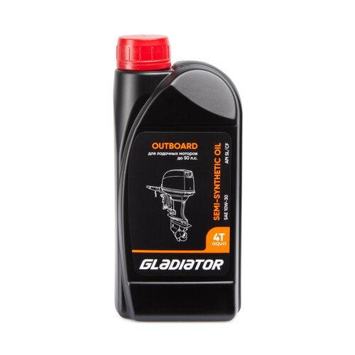 Масло GLADIATOR 4ТD АКВА Премиум полусинтетическое SAE 10W-30