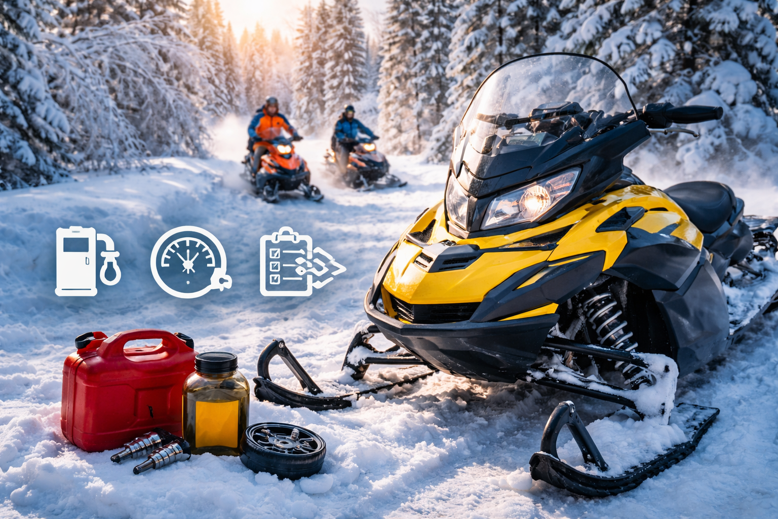 Расход топлива снегохода зимой: от чего зависит и как снизить
