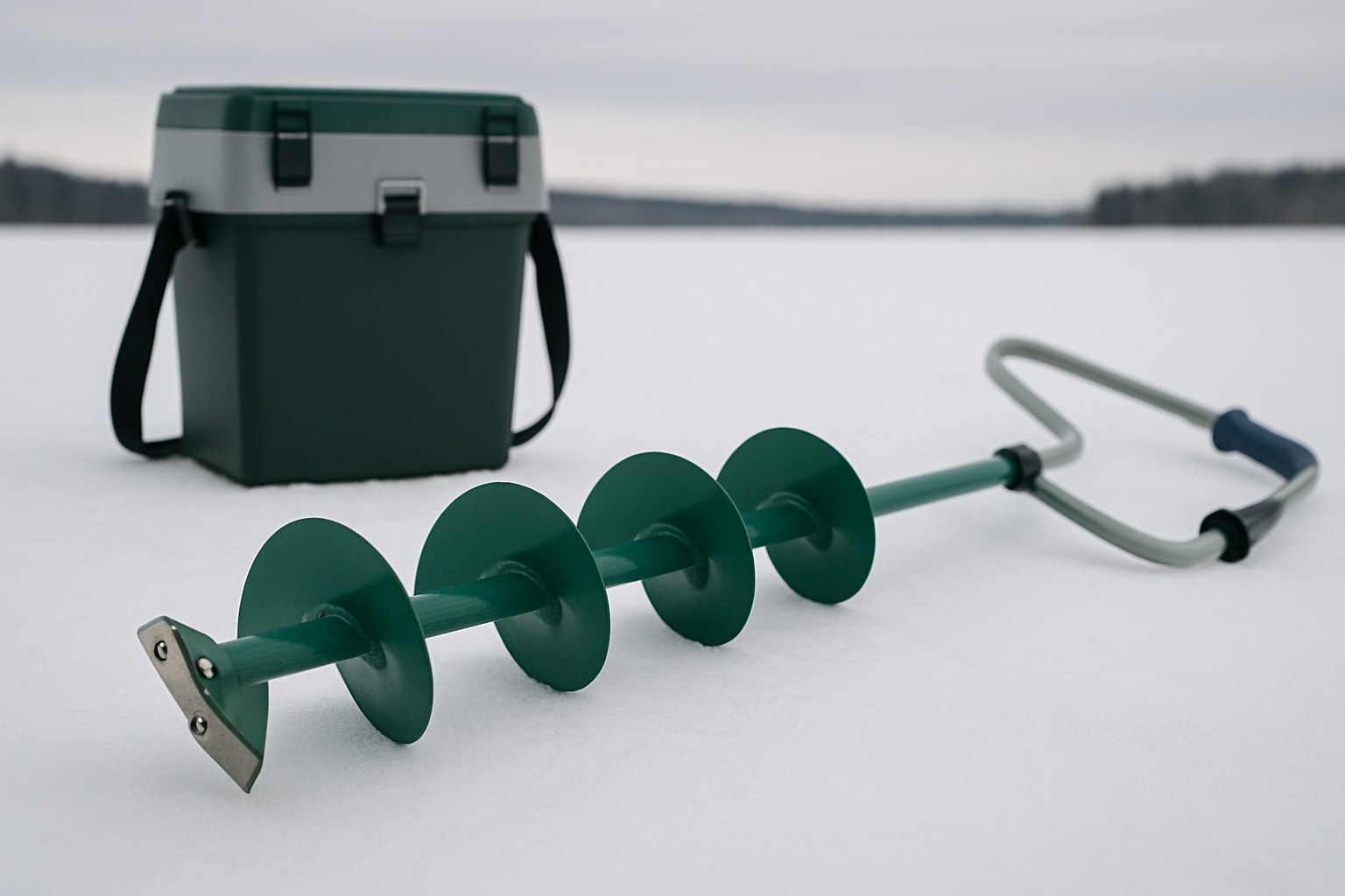 Как правильно выбрать бур для подлёдной рыбалки